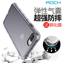 ROCK 苹果7手机壳硅胶iphone7plus防摔全包透明男女ip7保护套新款