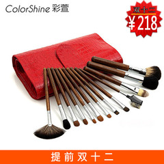 Colorshine/彩萱高档专业全套动物毛化妆刷套刷25支彩妆刷跟妆