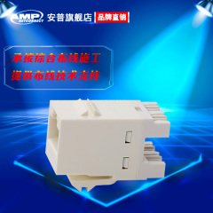 AMP安普8-1375191-1语音网络超五类模块RJ45RJ11网线插座信息模块