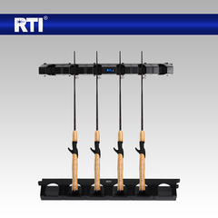 正品RTI 鱼竿展示架收藏架 六支鱼竿存放收纳架 鱼竿固定架