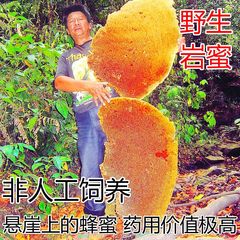 云南岩蜜 野生纯天然原生态有机百花土蜂蜜巢蜜黑蜂农家自产蜂蜜