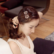 Love jewelry handmade hair accessories Korean Ribbon clip bangs clip fashion hair clip hairpin clip headgear