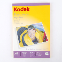 正品 柯达Kodak 180克4R 6寸相纸 照片纸 20张/包