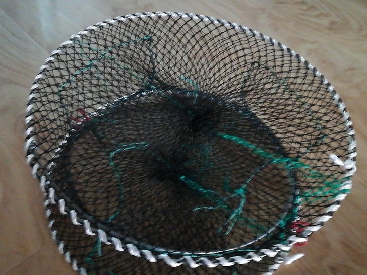 折叠螃蟹笼子甲鱼笼子45?22笼子2个包邮送饵袋