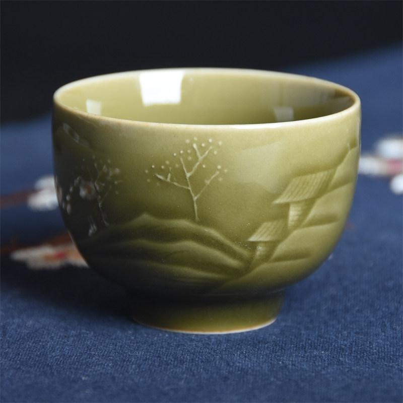 【柴烧龙窑】思乡杯 金品 古龙窑手艺人