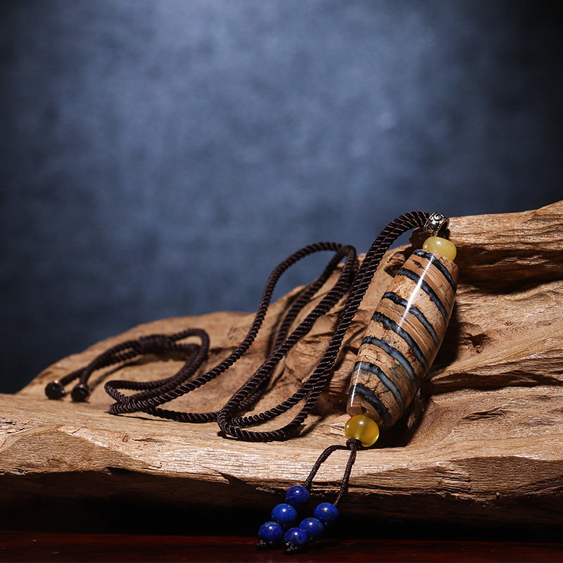 【猛犸臼齿珠】万年猛犸象臼齿 纹路天然漂亮 配高级文玩配珠