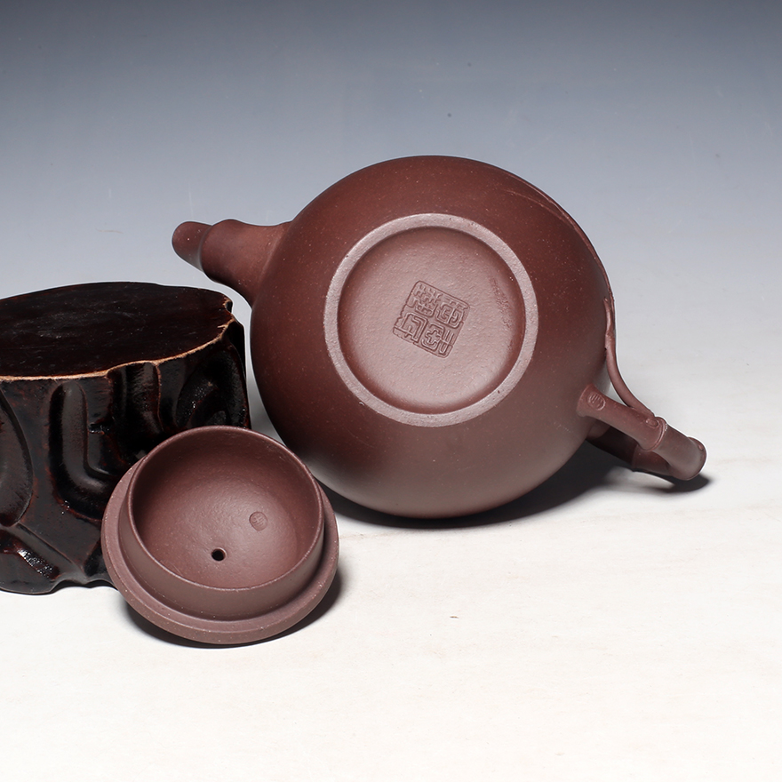 《韵竹》 国家工艺美术师史爱民原矿紫砂壶