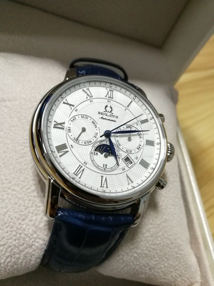 solvil et titus男表做工好吗?titus铁达时瑞士自动机械男表质量如何?