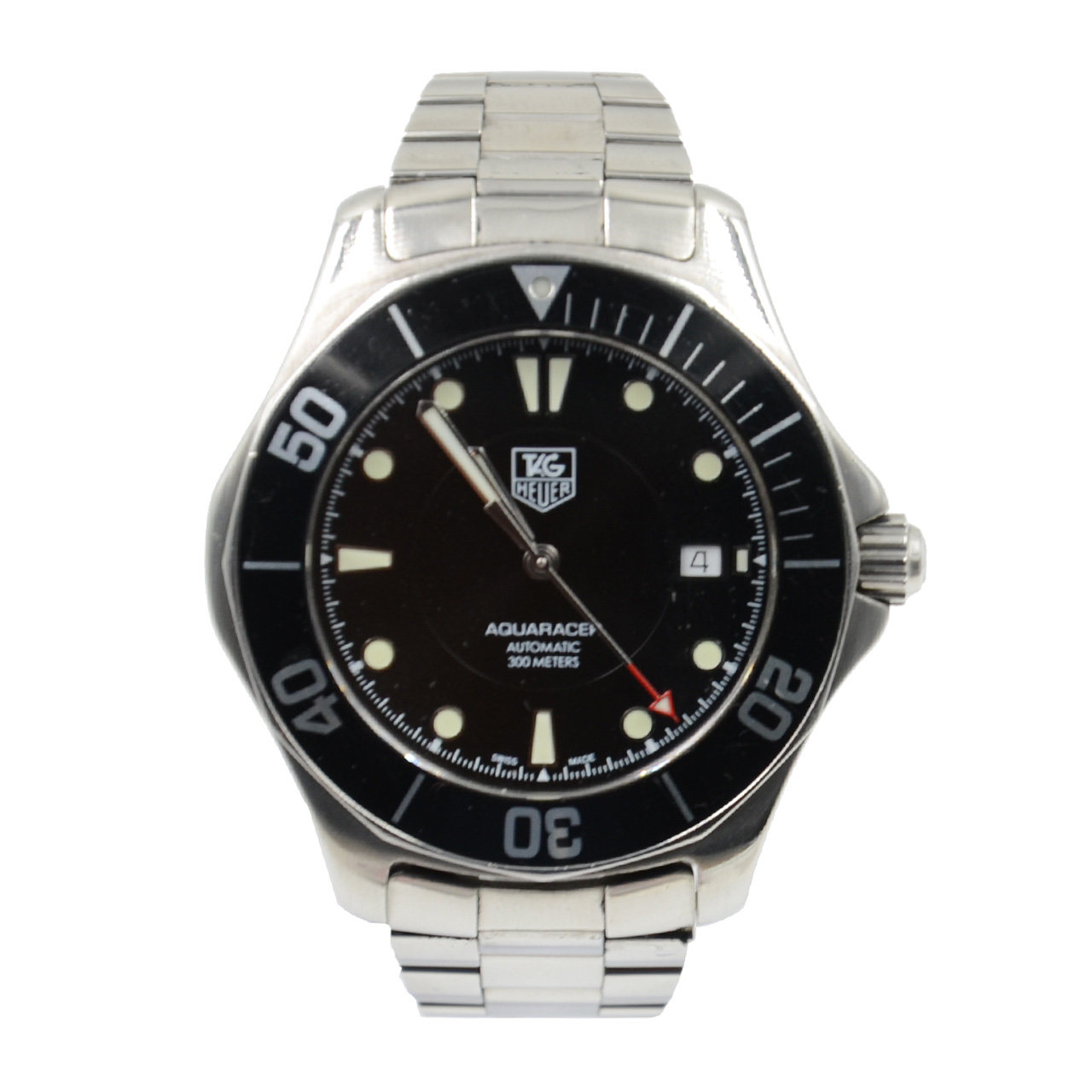 [9.5新]泰格豪雅男士竞潜精钢自动机械表潜水表