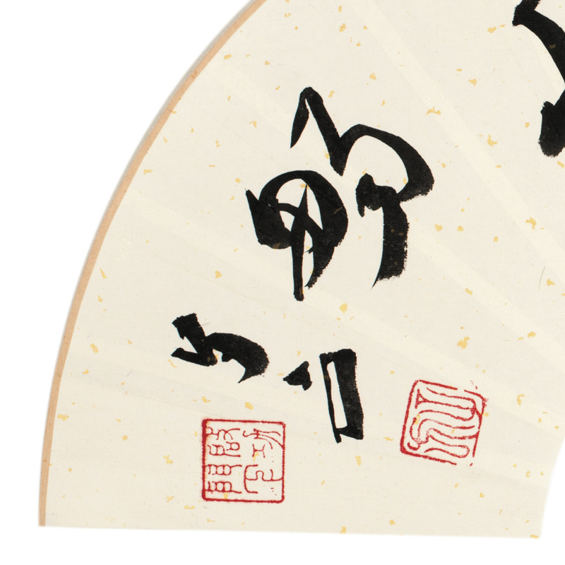 王子方《惠风和畅》当代书法大家 启功弟子 成扇扇面