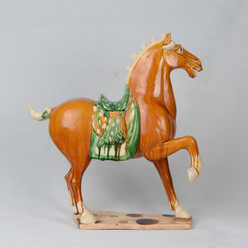 限量版五花马 高水旺 陶瓷 唐三彩 国家级非遗传承人