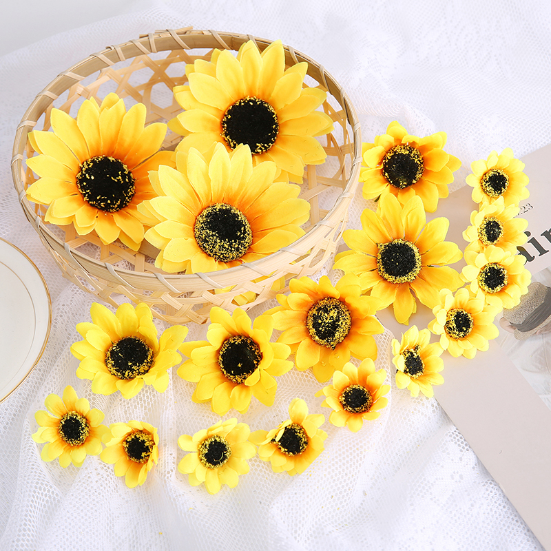 推荐Silk Artificial Flowers Daisy Sunflower Artificial Plant