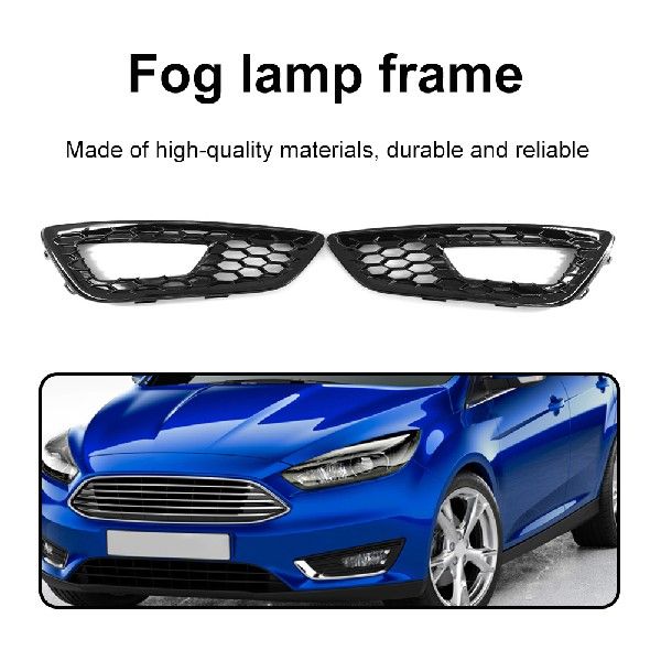 推荐1 Pair Fog Light Cover ABS Car Front Bumper Fog Light Co