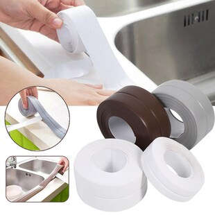 速发3.2 M Bathroom Shower Sink Bath Sealing Strip Tape White