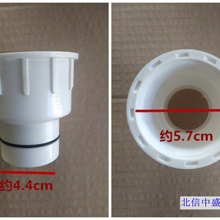 极速1/蹲便塑料水箱接头化妆室蹲坑挂壁双按冲水箱排水管快插转锁