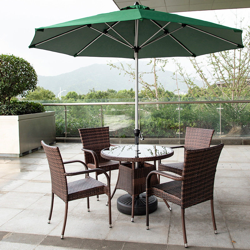 新品27米中柱伞户外大型遮阳伞咖啡店室外摆p摊太阳伞庭院雨伞沙