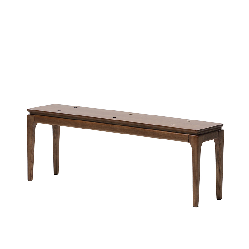 速发朴术艺居侘寂全实木长条凳白蜡木长板凳床尾凳餐厅凳子餐椅凳