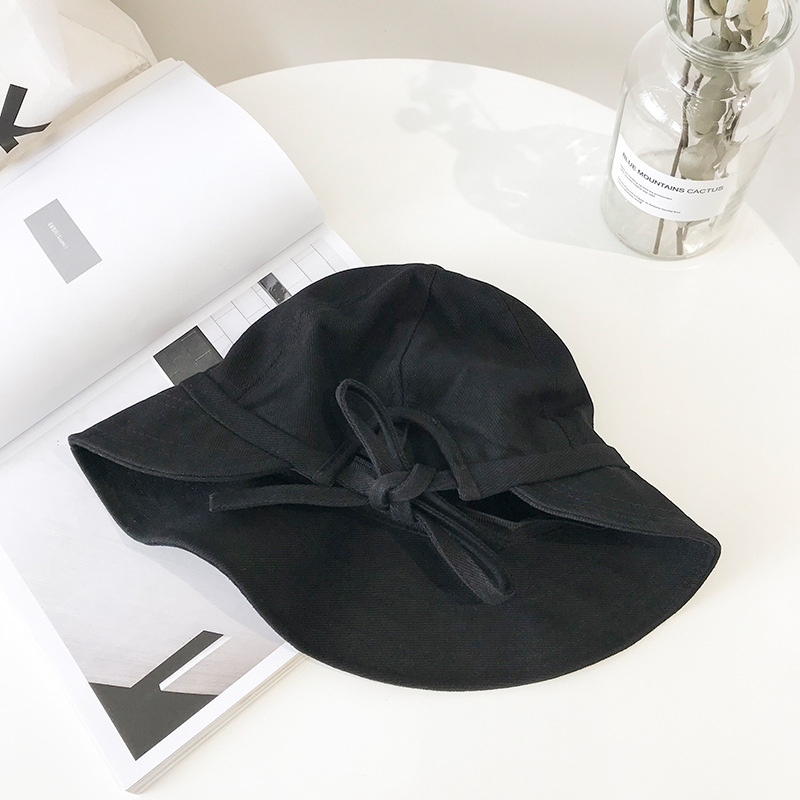 速发Fashion New Bow Tie Sun Hat Summer Autumn Women Panama A