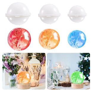 推荐3pcs/set 60/70/80mm Crystal Ball Silicone Mold For