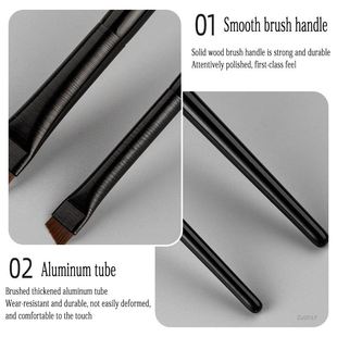 速发New 2pcs/set Brow Contour Brush Eyebrow Eyeliner Brush P