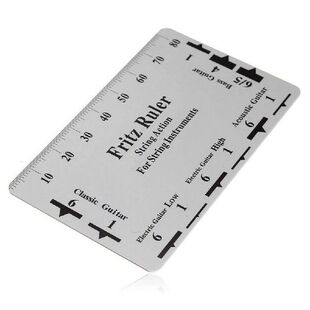 Fritz Ruler jGuitar Bass String Action Gauge Ruler String