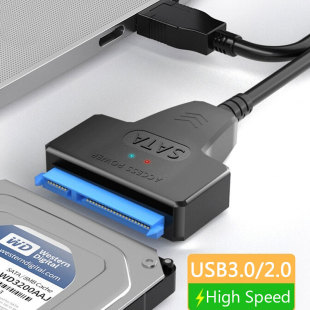 推荐.SATA to USB 3.0 / 2.0 Cable Up to 6 Gbps for 2.5 Inch E