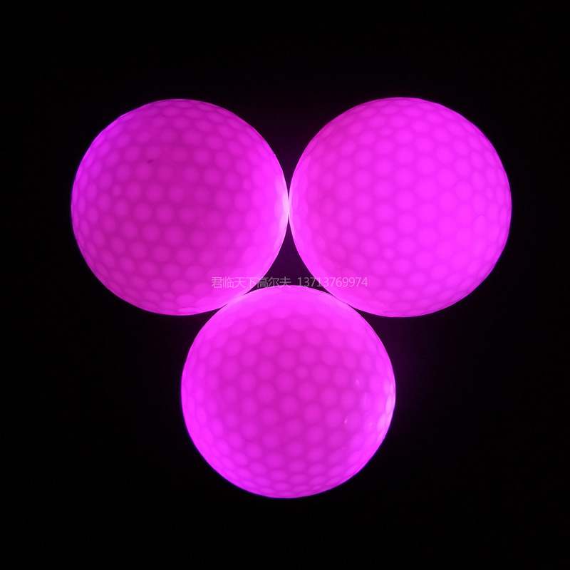 极速New golf game ball gift ball flash ball colorful flash b