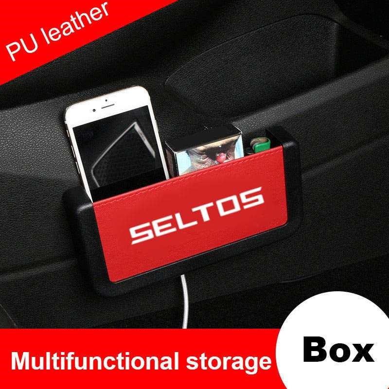 Car Organizer Box For Kia Seltos ECar Accessories Interior M