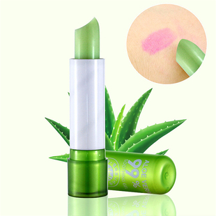 推荐1PC Moisture Lip Balm Long-Lasting Natural Aloe Vera