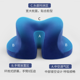 小学生专用午睡枕头午休神器教室桌上趴睡枕儿童记忆棉靠枕趴趴枕