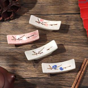 速发1PC Japanese Style Plum Blossom Chopsticks Holder Stick