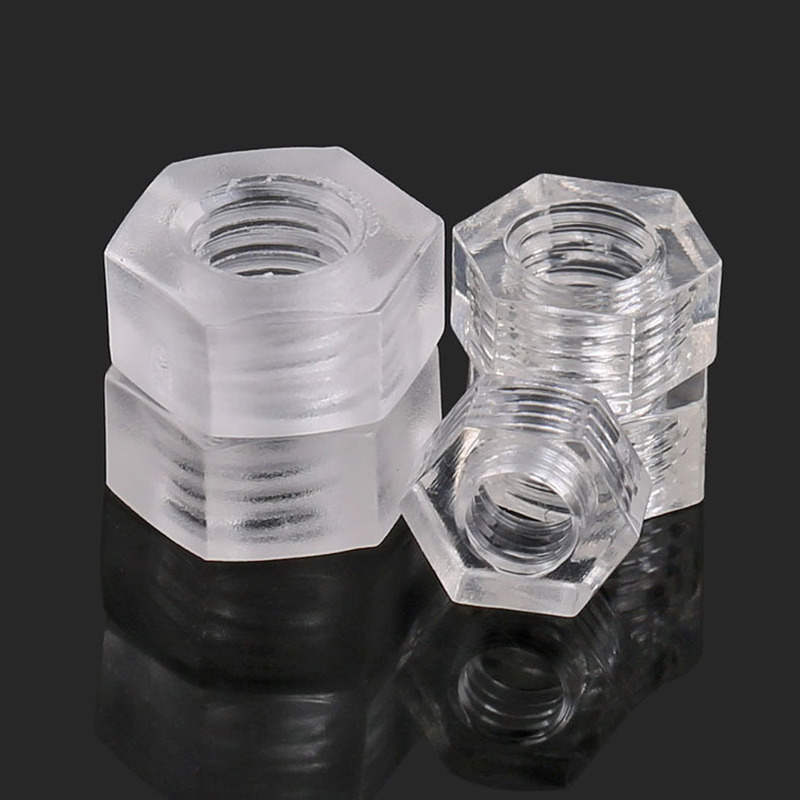 Gb6170 d86 BRT spot plastic hexagon PC transparent nut / nut