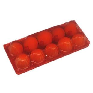 鸡蛋托塑a料红色喜蛋托大号鸡蛋盒10枚装土鸡蛋礼品盒宝宝满月回