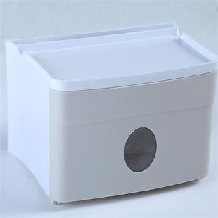 急速发货免打孔单层双层卫生间纸巾盒抽纸盒卷纸盒防水厕所卫生纸