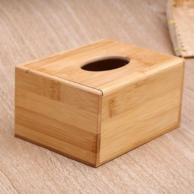 家居纸巾盒餐巾盒竹木质纸巾盒餐厅客厅咖啡厅抽纸盒Y可LOO定制
