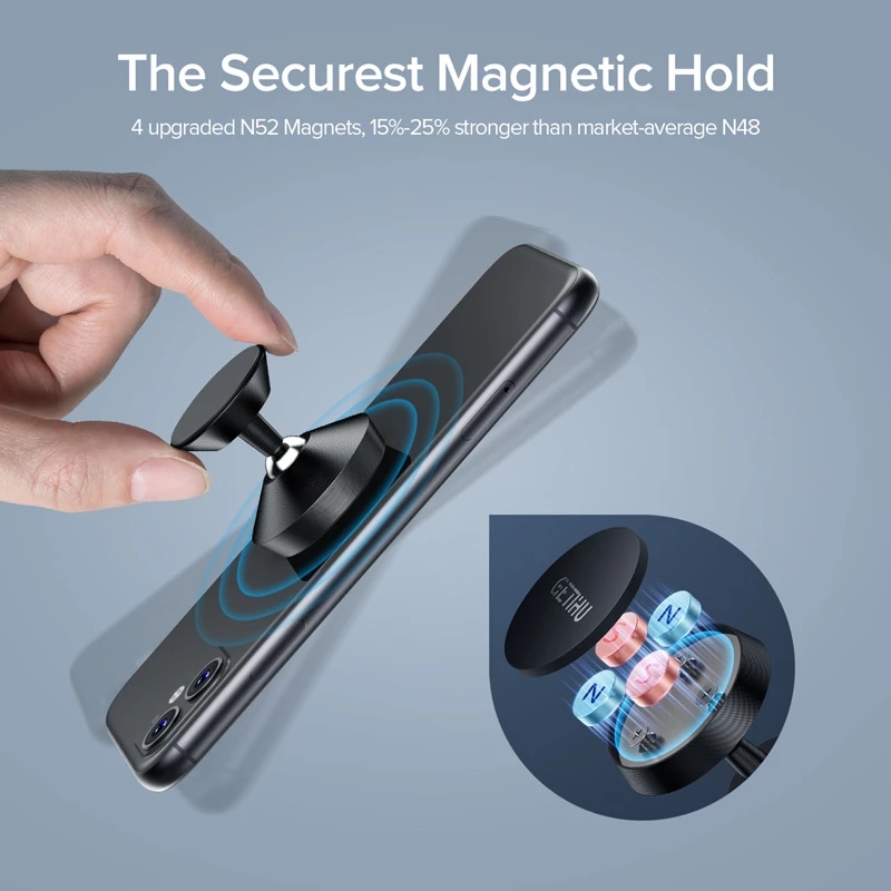 网红GETIHU Magnetic Car Phone Holder Magnet Mount Mobile Cel