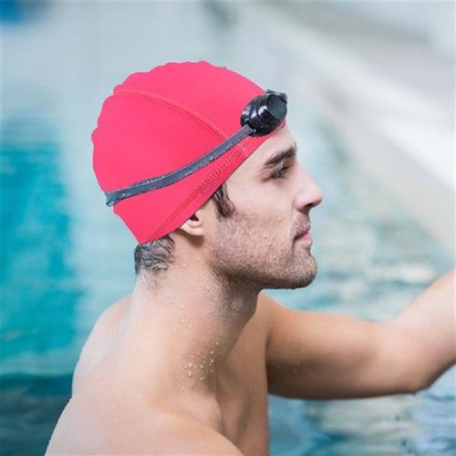 推荐Free Size Swimming Cap Fabric Protect Ears Long Hair Spo