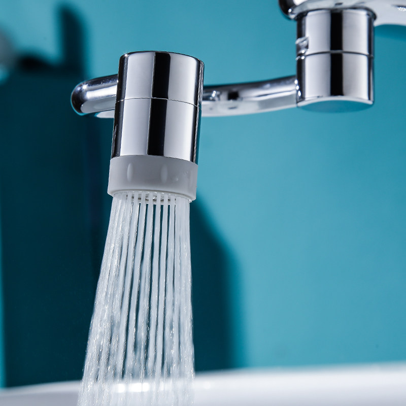 郎奇机械臂万向水龙头加长旋转延伸起泡水嘴接头防溅洗漱神器摇臂