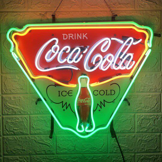 美国可乐复古霓虹灯玻璃管多款纪念版店铺发光装饰家居装饰灯