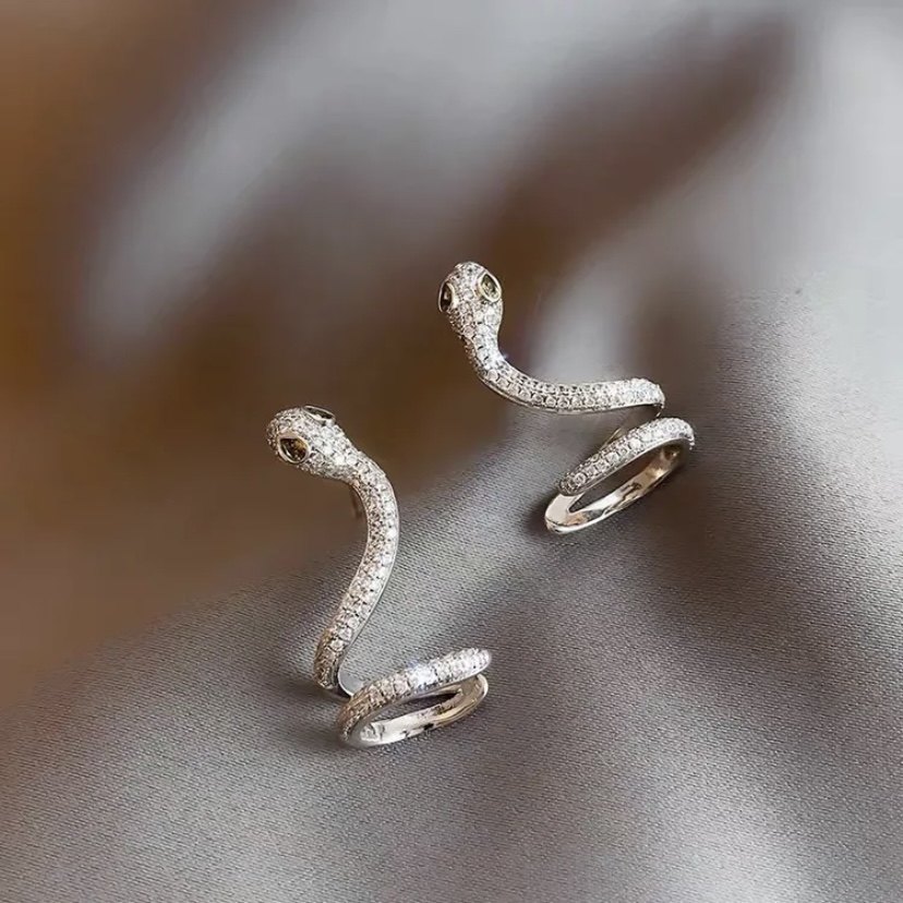 一饰轻奢饰品2021新款韩版微镶锆石花朵流苏耳环创意多种戴法s925银针