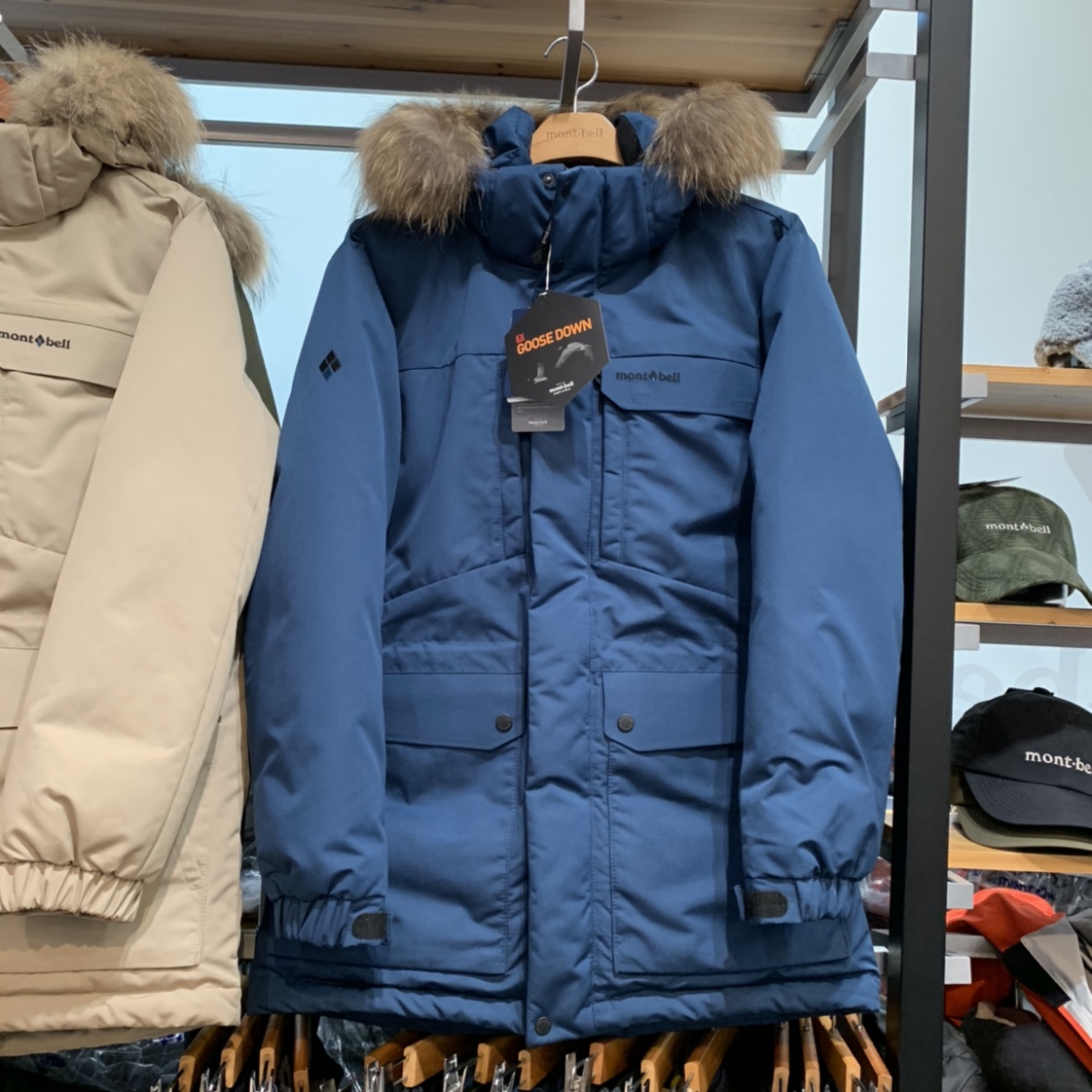 韩国代购montbell美山男士鹅绒厚羽绒服中长款防风防水4色工装版