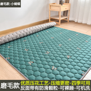 夹棉加厚磨毛床单单件1.8m双人1.C5米单人学生宿舍被单冬天防滑2.