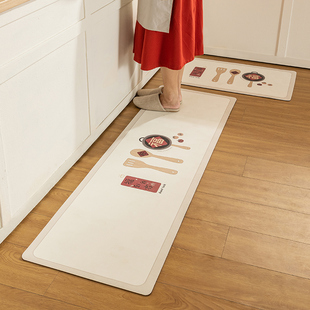 厨房地垫吸水防滑防可擦浴室油脚垫卫生间免洗门口泥家用地毯硅藻