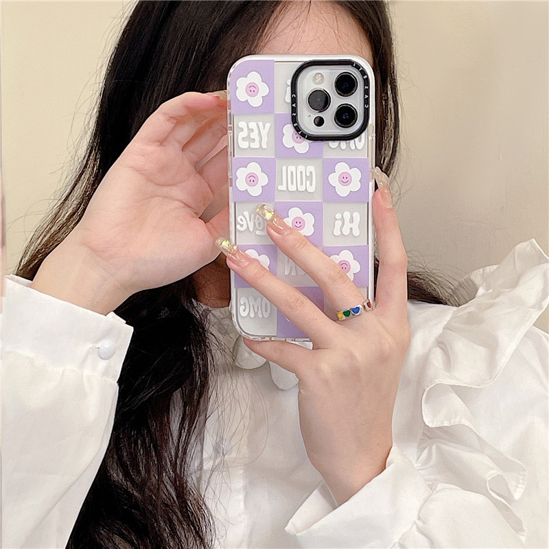 casetify金智秀同款小花苹果13手机壳适用iphone12promax透明11女