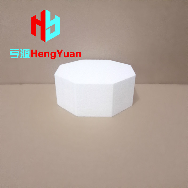 模型8边形假体蛋糕胚 烘焙翻糖蛋糕裱花练习模具 亨源海绵包装材料$