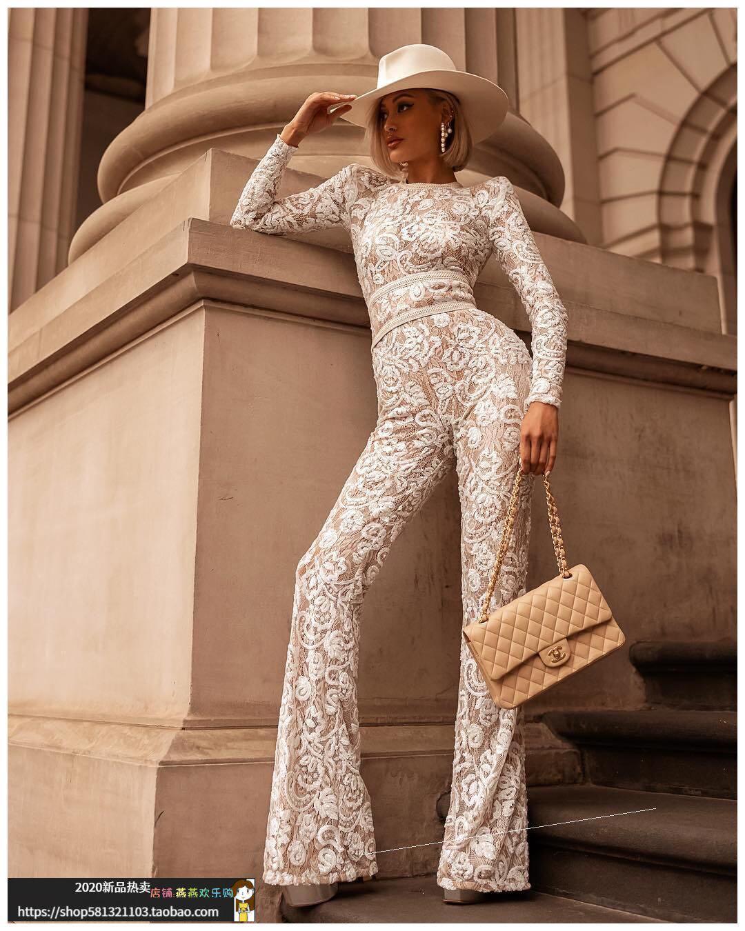 时尚优雅长袖蕾丝新娘婚纱longsleeveslacebridalgowns2019