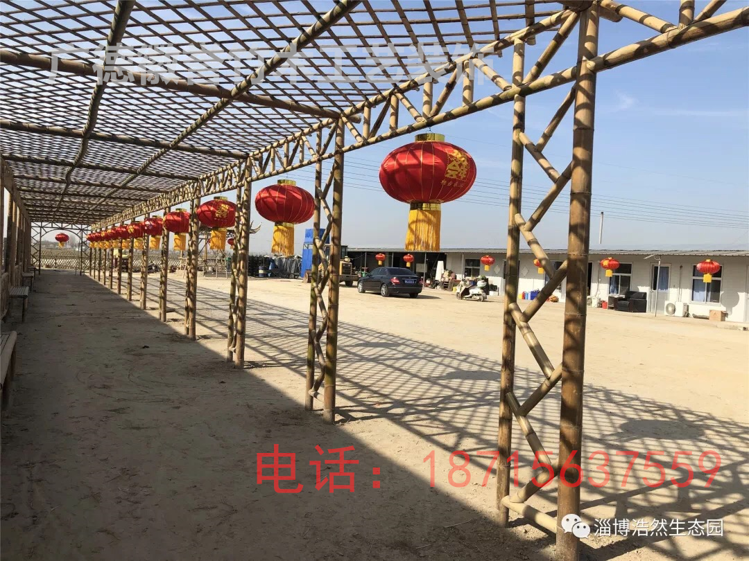 7竹栅栏竹篱笆菜园花园栅栏楠竹片栅栏毛竹片篱笆户外公园围栏篱笆已