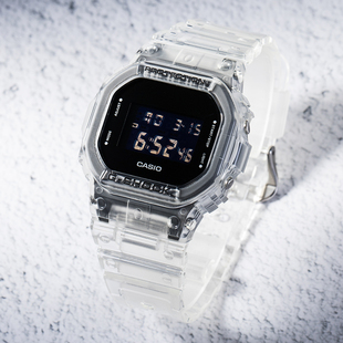 卡西欧g-shock新款农家橡树透明手表 ga-2100ske-7a/dw-5600ske-7