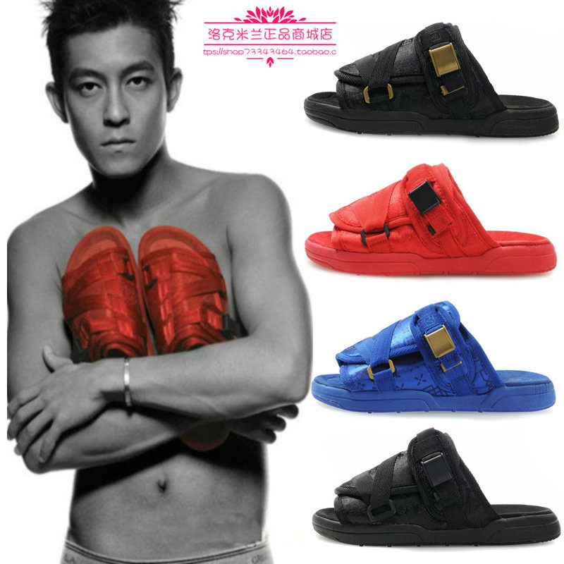 夏季陈冠希visvim拖鞋男潮牌情侣款时尚凉鞋女休闲沙滩一字拖大码
