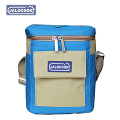 JALOCOOK保温包便当帆布包饭盒包午餐包手提饭包学生保温袋子蓝色